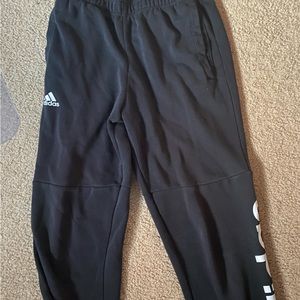 Black adidas sweatpants